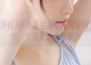 小小鱼在黑哥冲料官网发光发热，究竟是怎么回事？